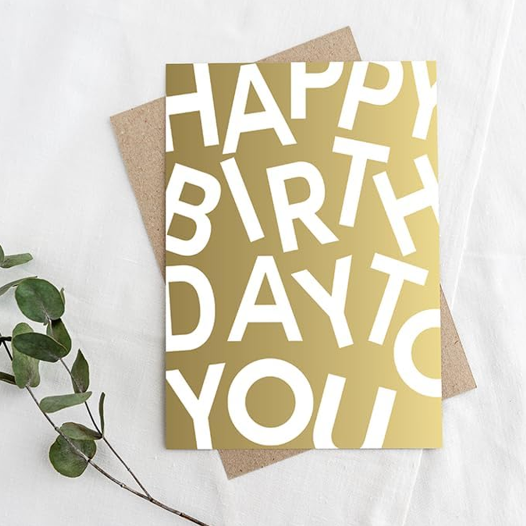 Happy Birthday Greeting Card