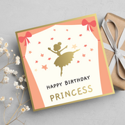 Happy Birthday Princess Greeting Card