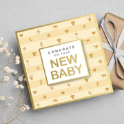 Congrats On Your New Baby, New Born Gold Foil Greeting Card