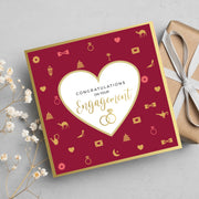 Congrats On Engagement Gold Foil Greeting Card