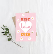 Best Mum Ever, Arabic Greeting Card