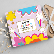 Happy Birthday to an Amazing Daughter, Greeting Card