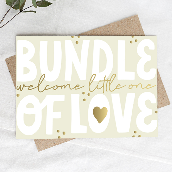 Welcome little one, New Born Greeting Card