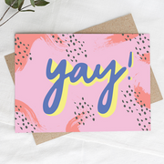 Yay!, Congratulations Greeting Card