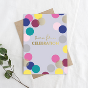 Time for a celebration, Congratulations Greeting Card