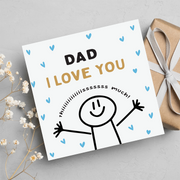 Dad Is Loved, Greeting Card for Dad