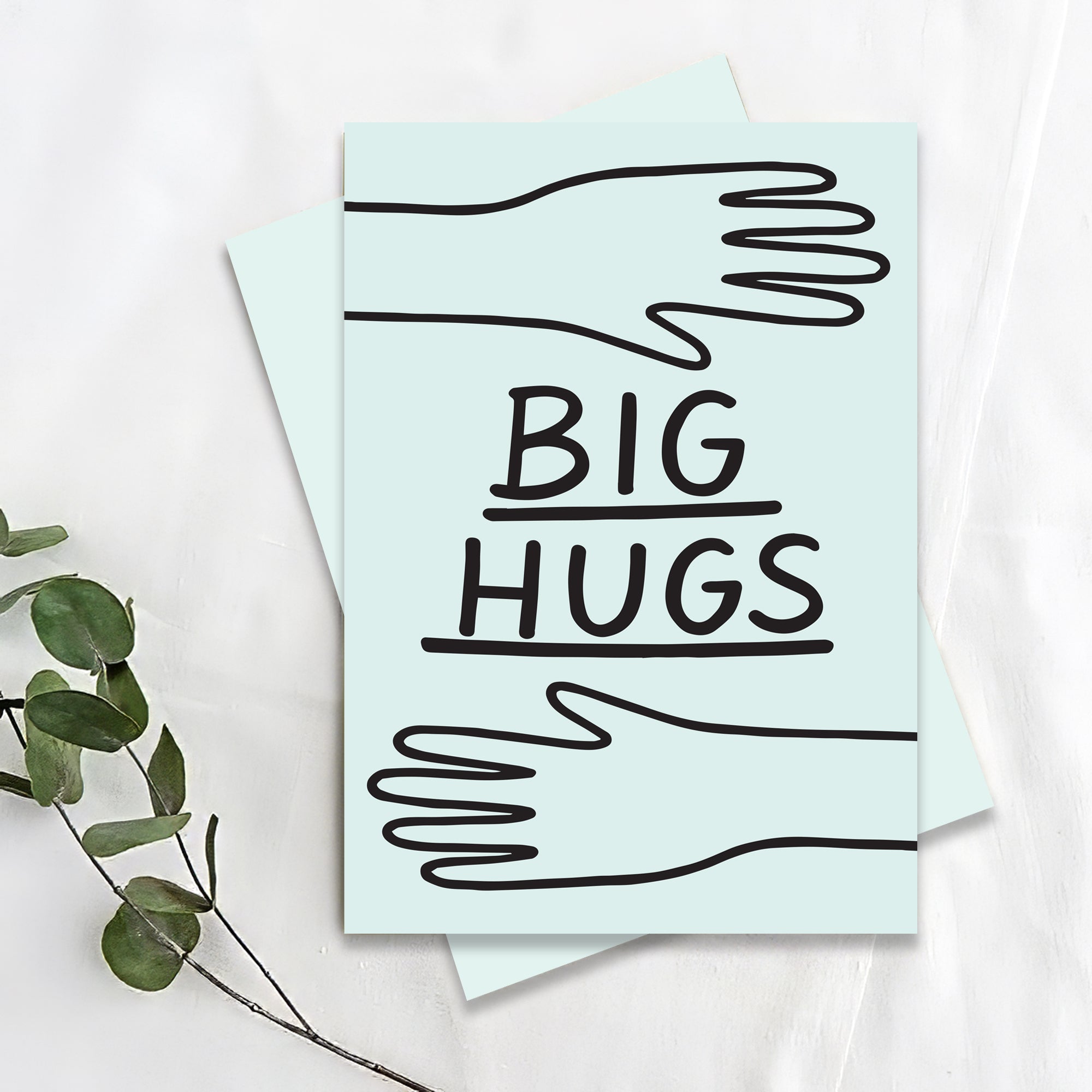 Big Hugs Greeting Card