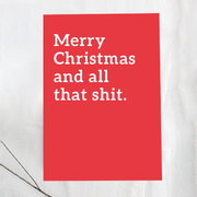 Merry Christmas Kinda, Christmas Greeting Card