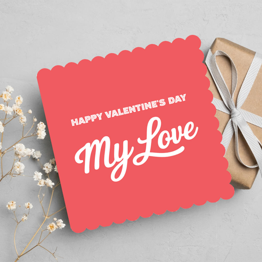 My Love, Valentine Greeting Card