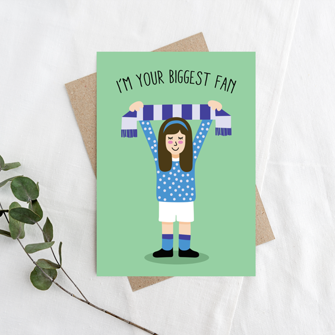 Biggest Fan, Greeting Card