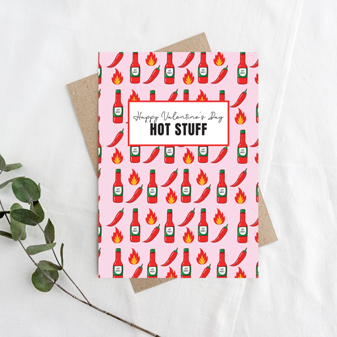 Hot stuff! Funny Valentine's Day Card