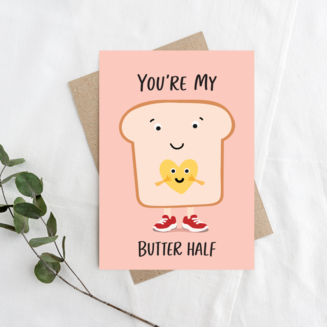 My Butter, Love Greeting card