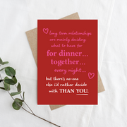 No one else than You, Love Greeting Card