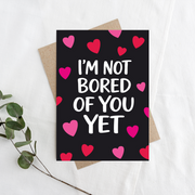 I'm Not Bored of You Yet, Love card