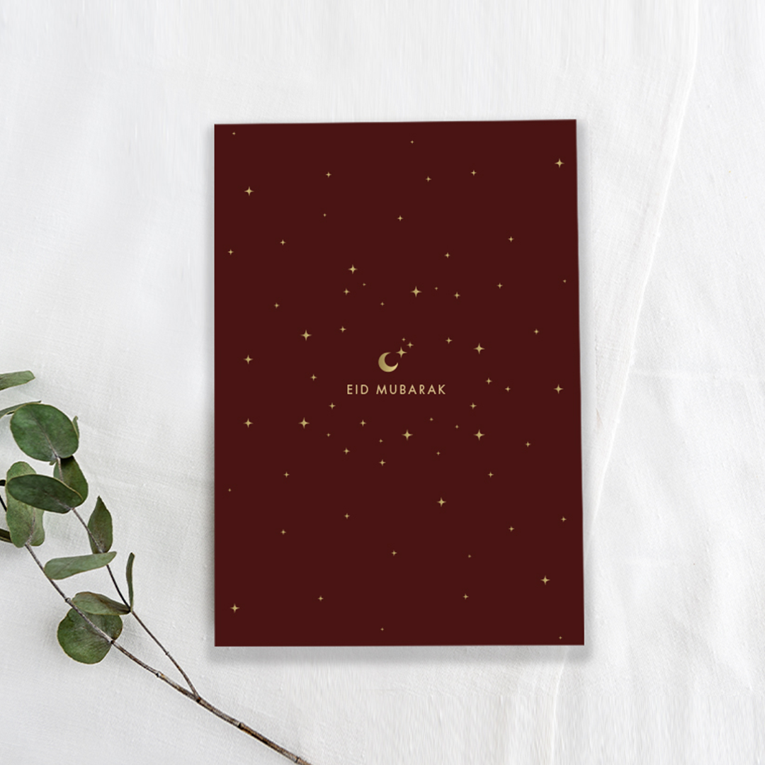 Eid Mubarak, Greeting Card