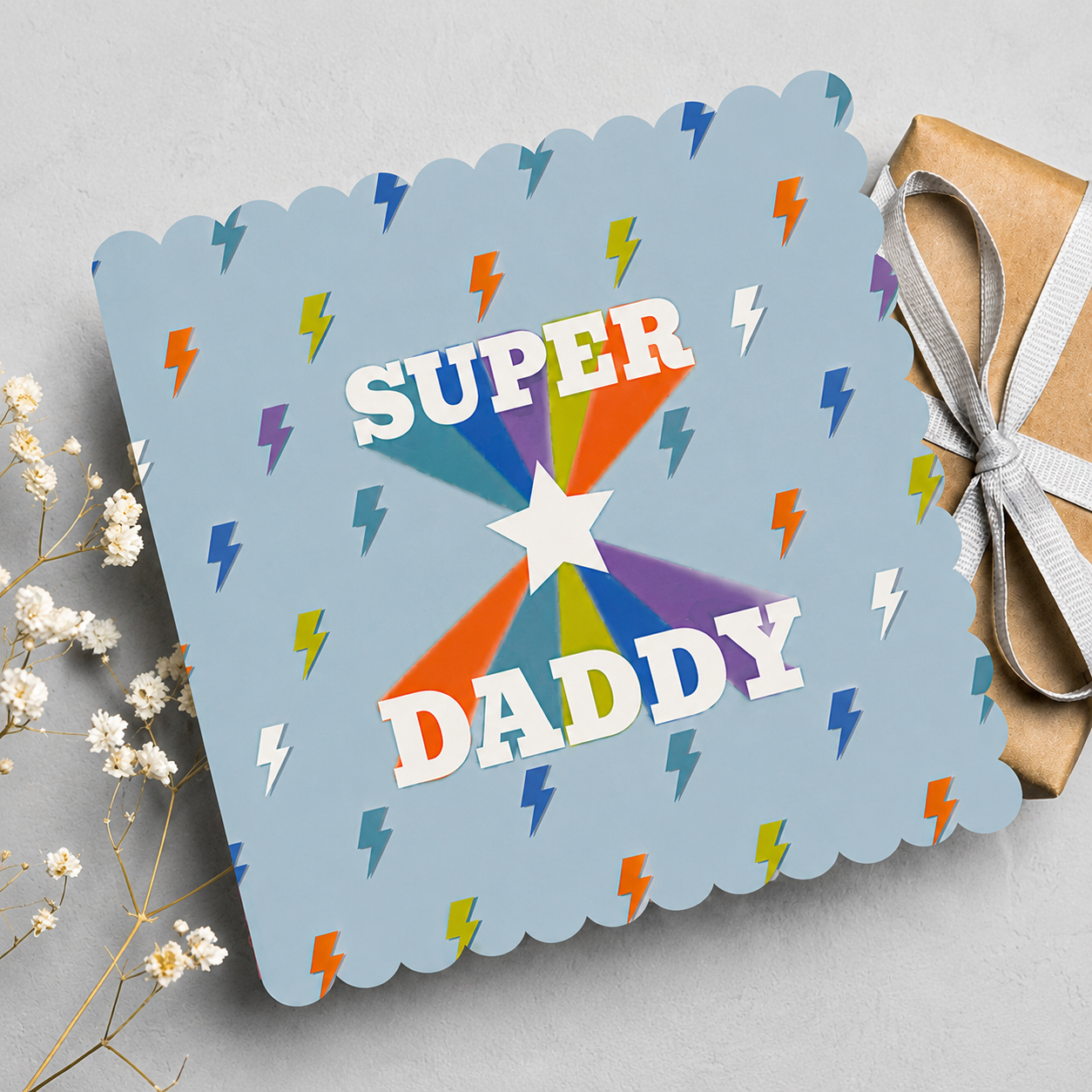 Super Daddy, Father's Day Greeting Card