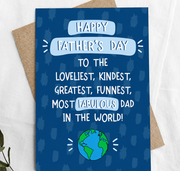 Fabulous Dad, Greeting Card