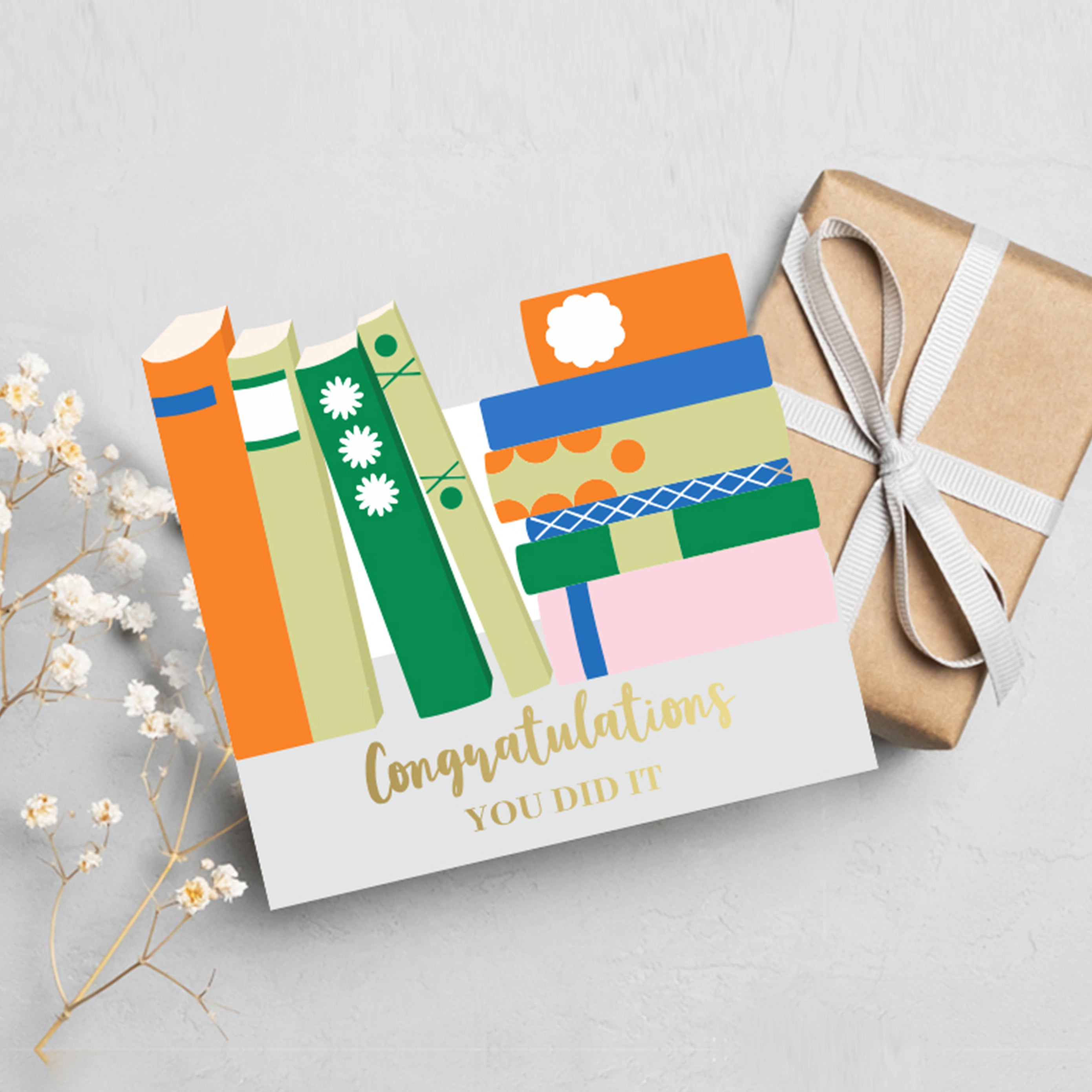 Congrats You Did It Grad Greeting Card