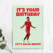 It's your birthday, Let's Celebrate, Salah, Greeting Card