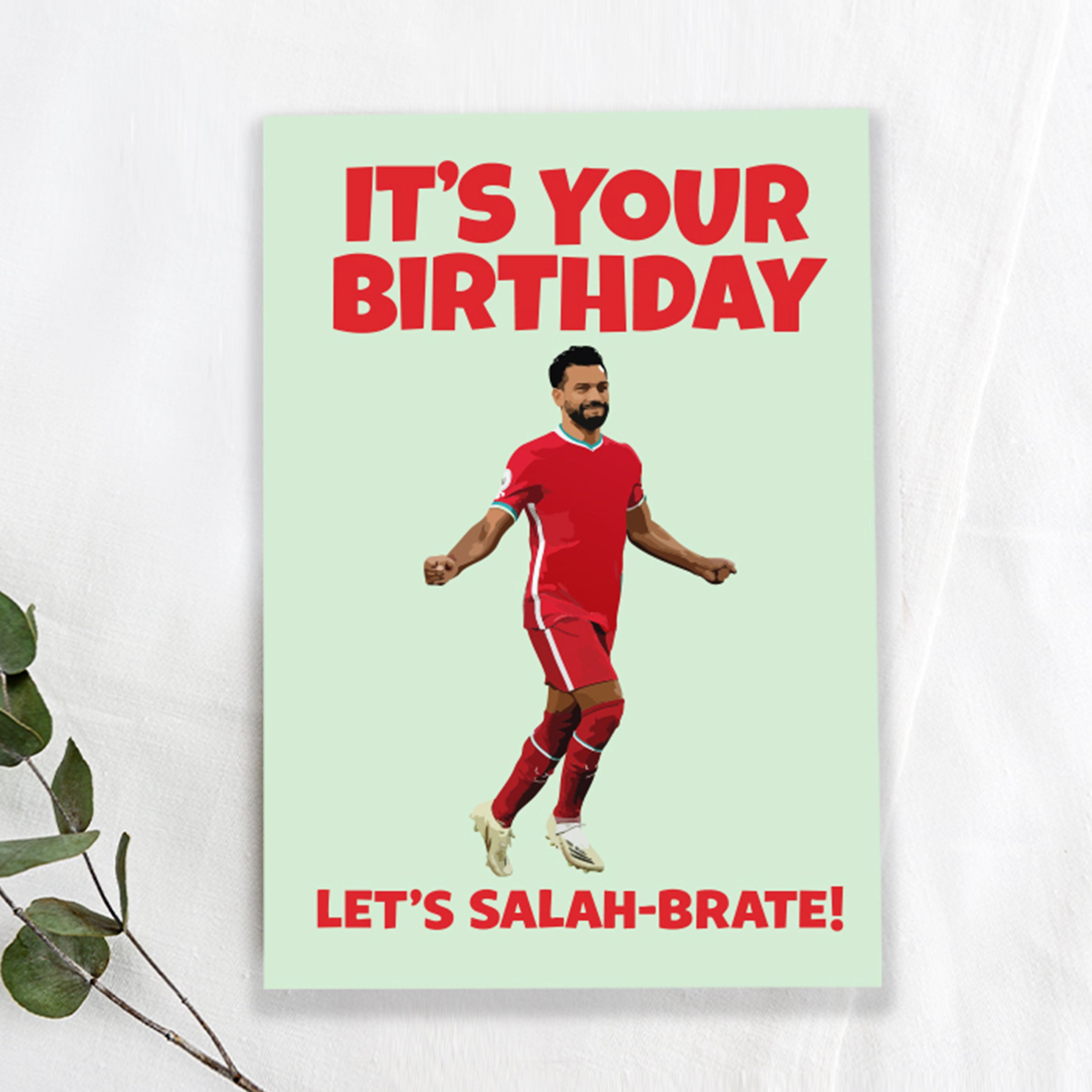It's your birthday, Let's Celebrate, Salah, Greeting Card