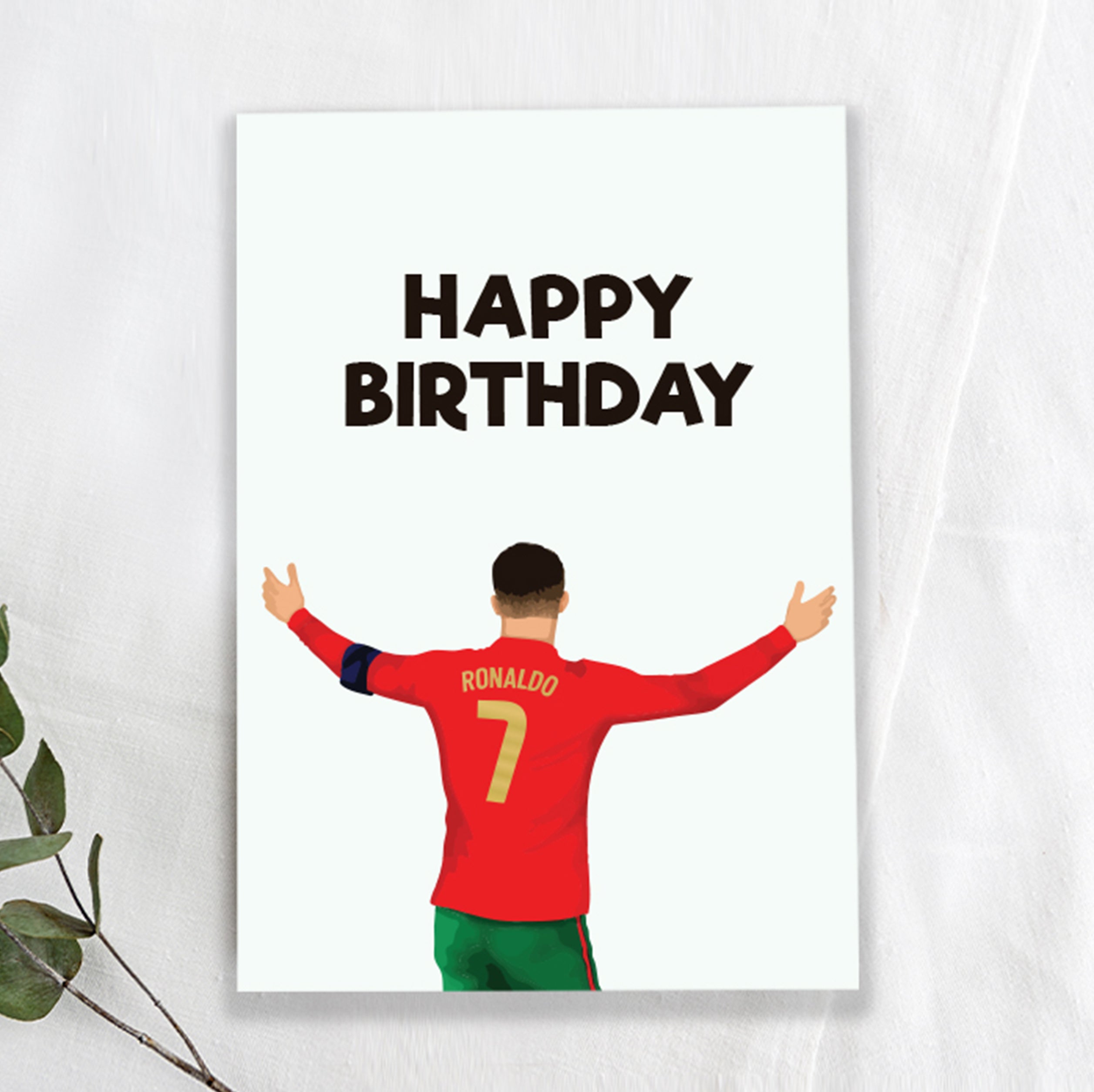 Happy Birthday, Ronaldo, Greeting Card