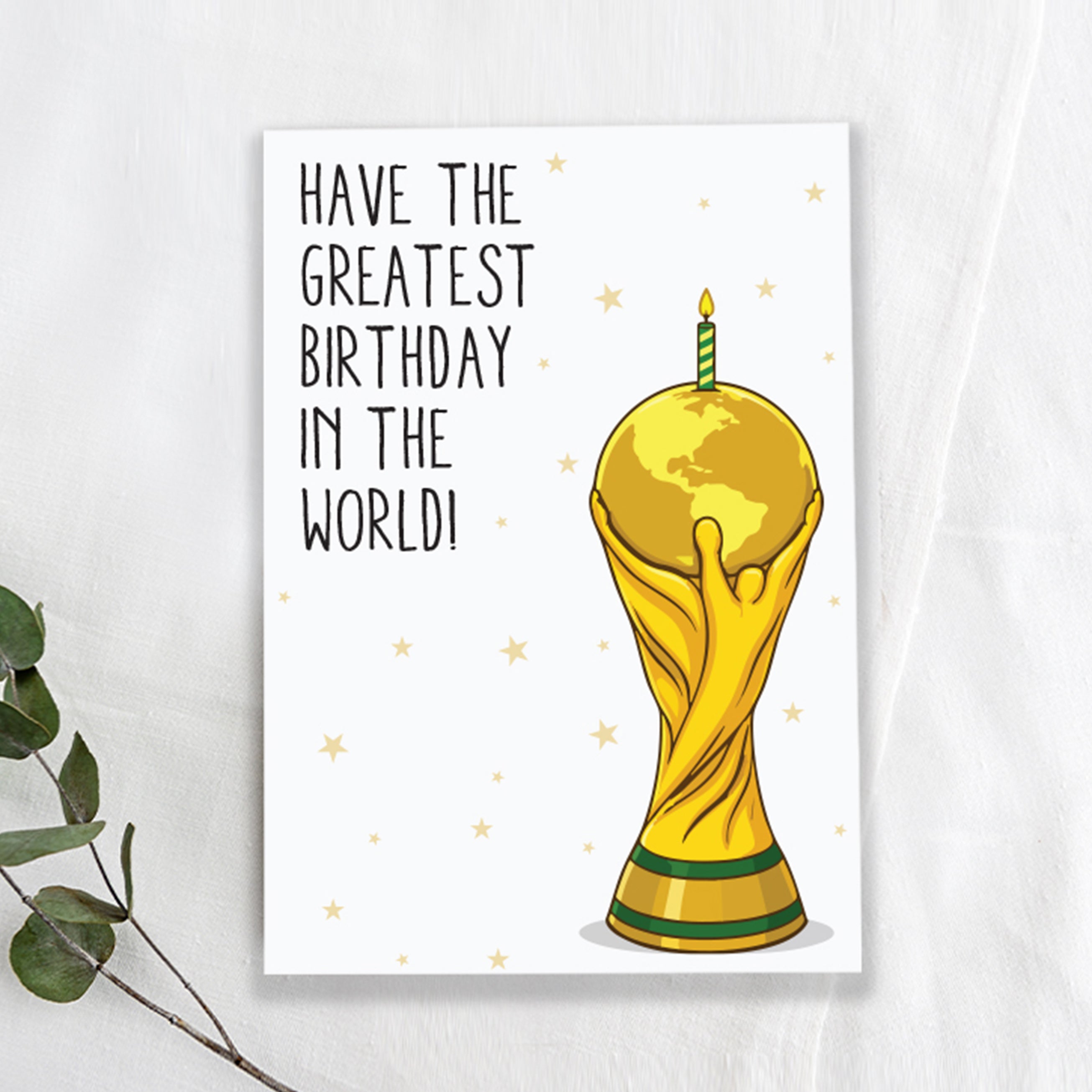 Greatest Birthday in the world, Greeting Card