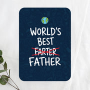 World's Best Father, Dad Greeting Card