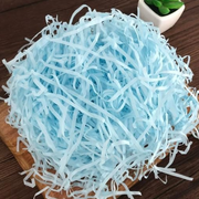 Eco-Friendly Crinkle Cut Shredded Paper Filler – 100 grams, Light Blue