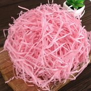 Eco-Friendly Crinkle Cut Shredded Paper Filler – 100 grams, Light Pink