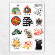 Vibe Squad - Sticker Pack of 3