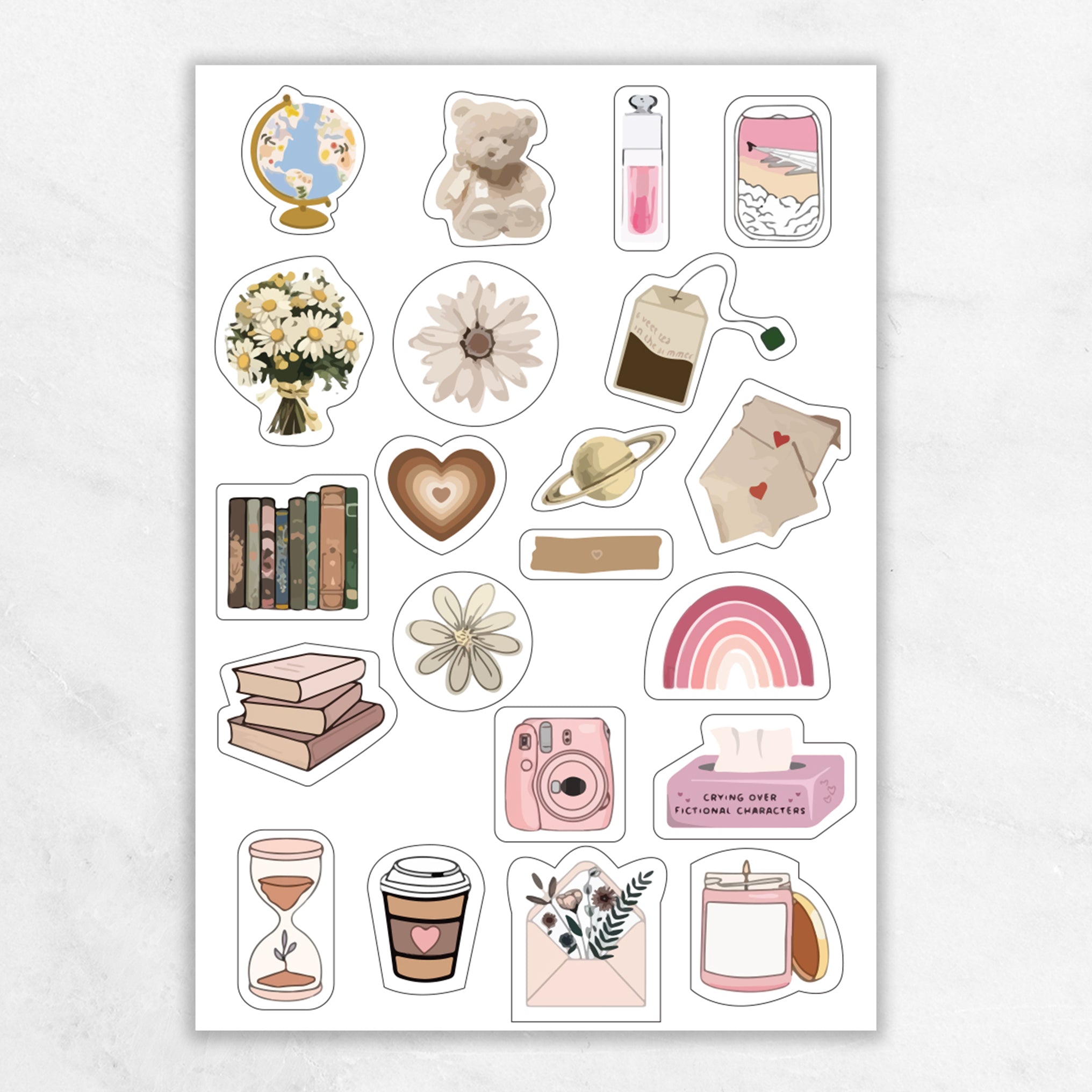 Matcha Moods & Cozy Vibes - Sticker Pack of 2
