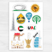 UAE Theme Stickers, Pack of 2