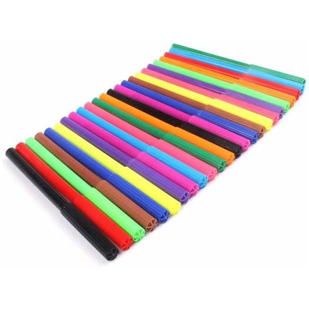 24 Color Smooth Blendable Ink Watercolor Pen Set