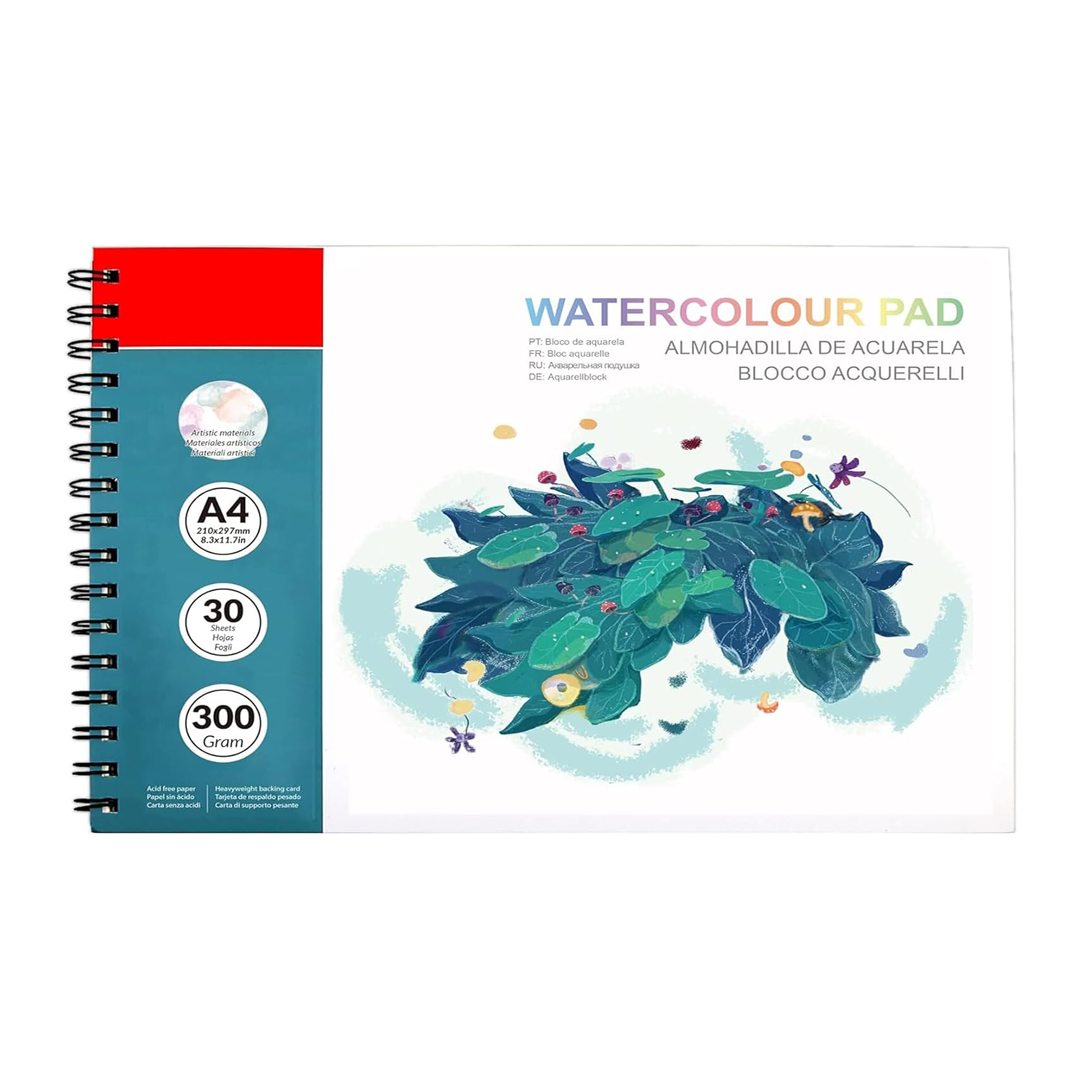 300 GSM A4 Watercolor Paper Pad