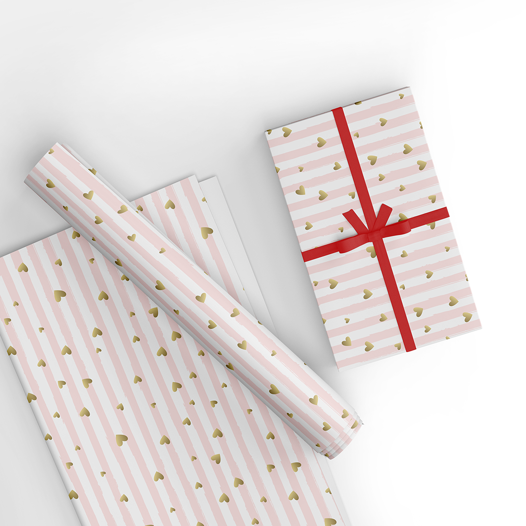 Pink Wrapping Paper Pack