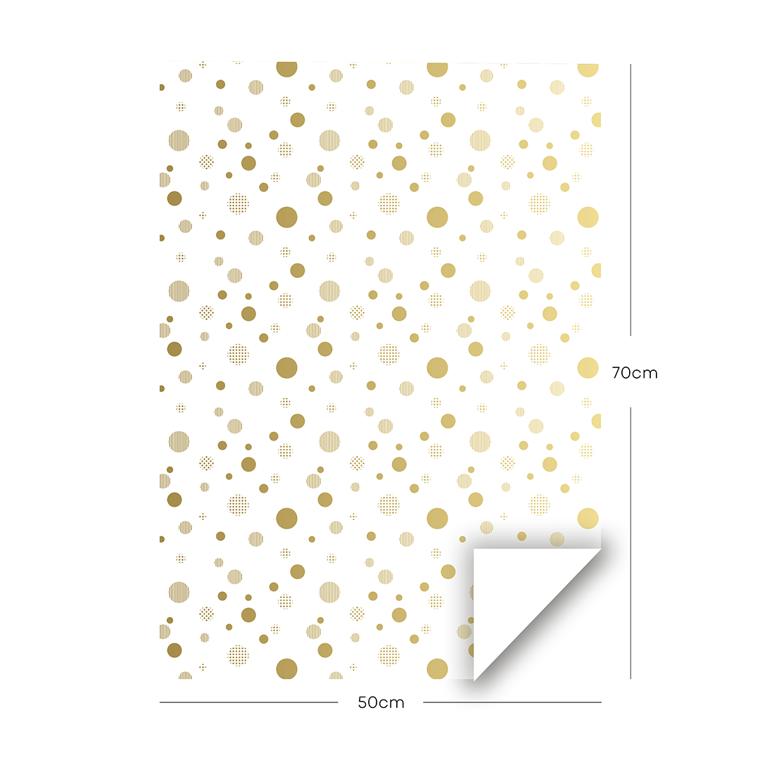 Gold Foil Wrapping Paper