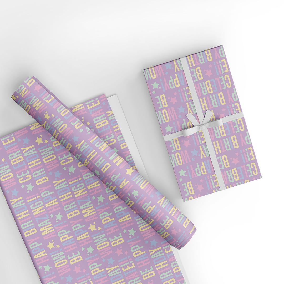 Happy Birthday Wrapping Paper