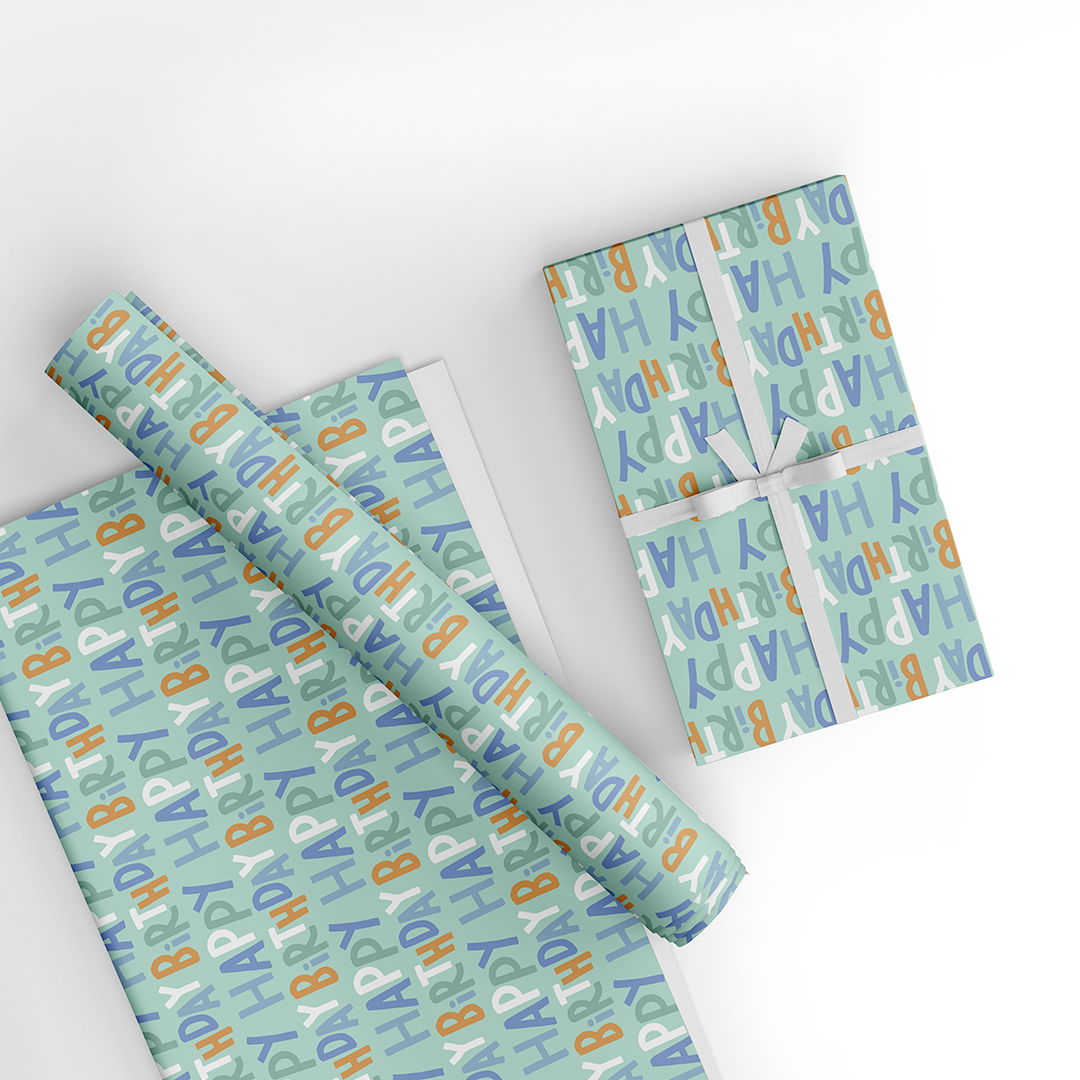 Happy Birthday Wrapping Paper