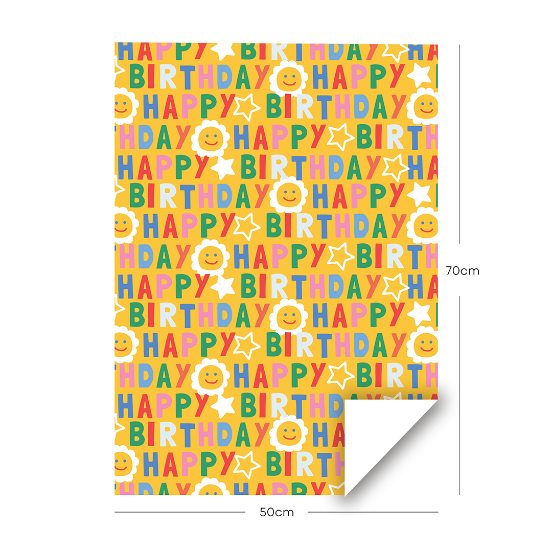 Happy Birthday Wrapping Paper