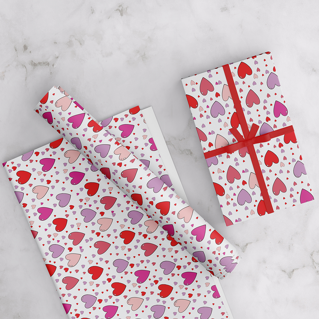 Hearts for you Wrapping Paper