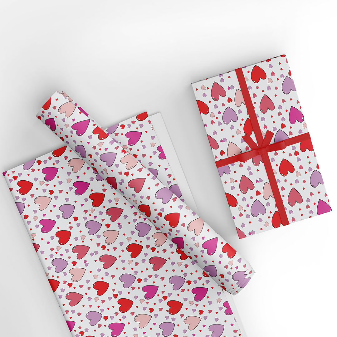Hearts for you Wrapping Paper