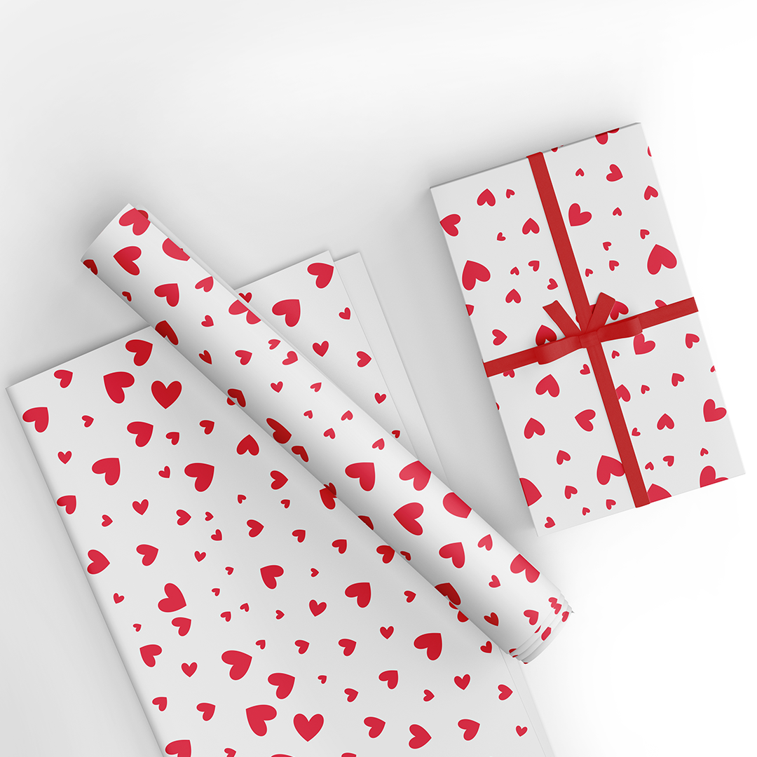 Love Heart Wrapping Paper
