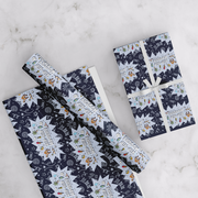 HIP HIP HOORAY, WRAPPING PAPER, BLUE