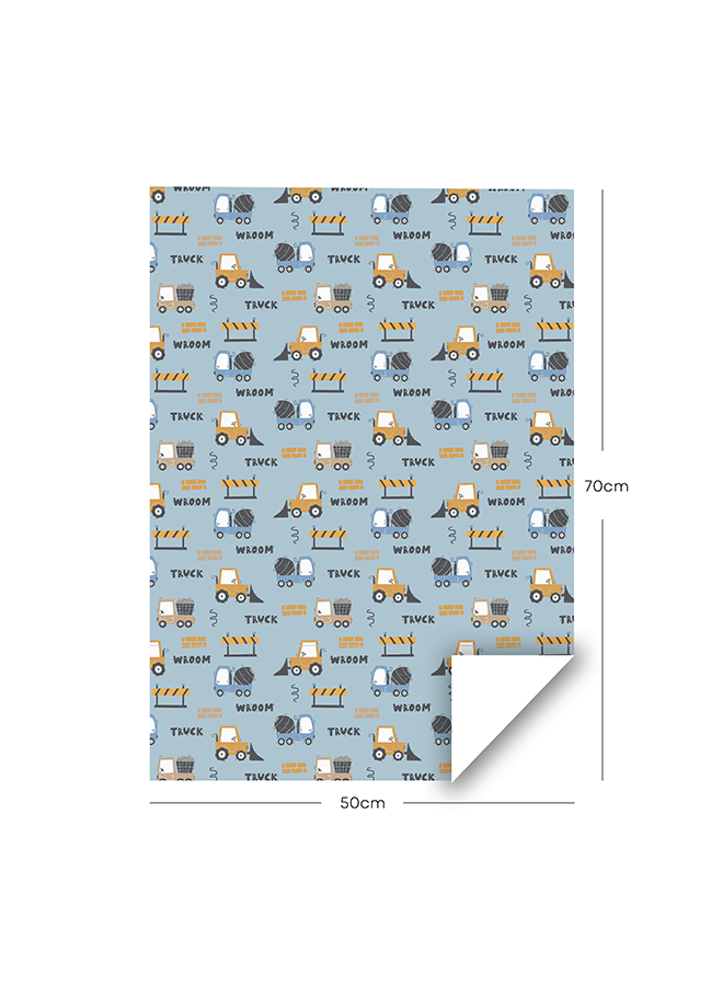 DIGGERS, KIDS WRAPPING PAPER