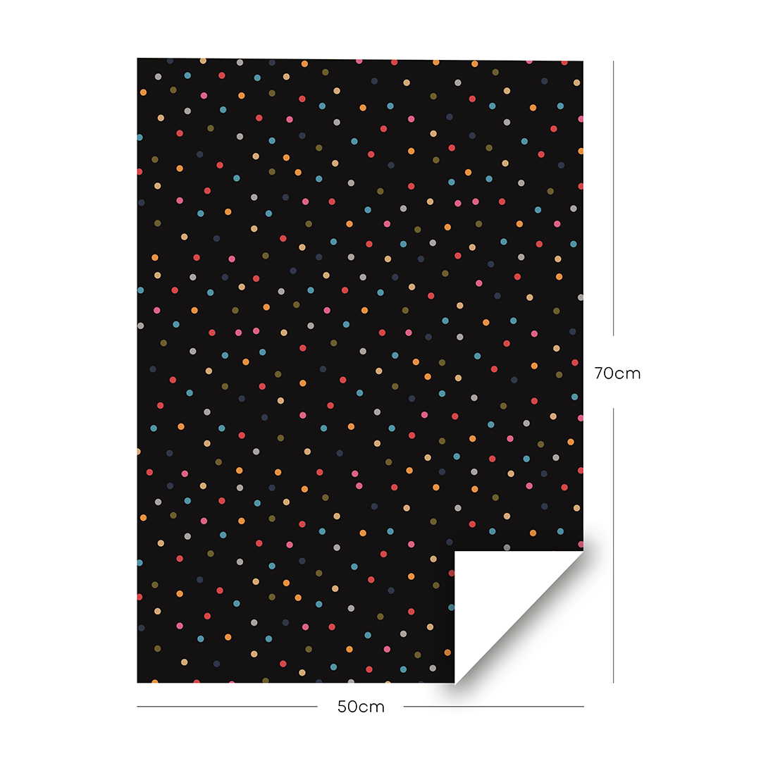 Just for you, Black, Gift Wrapping Paper Pack