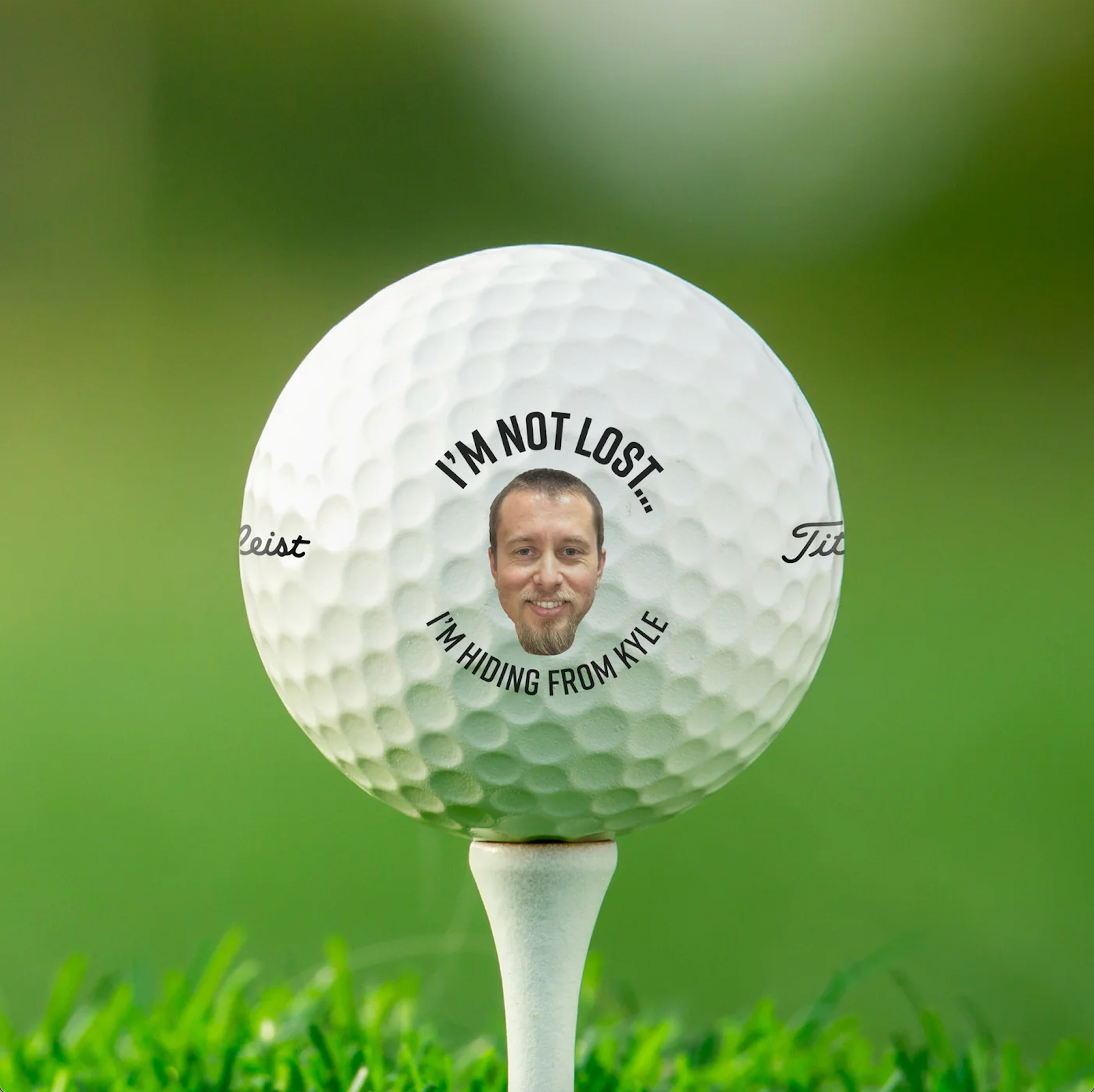 I'm Not Lost Personalised Golf Balls (6 Balls)