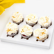 Silky White Frost Cupcakes 6pcs Gift Box