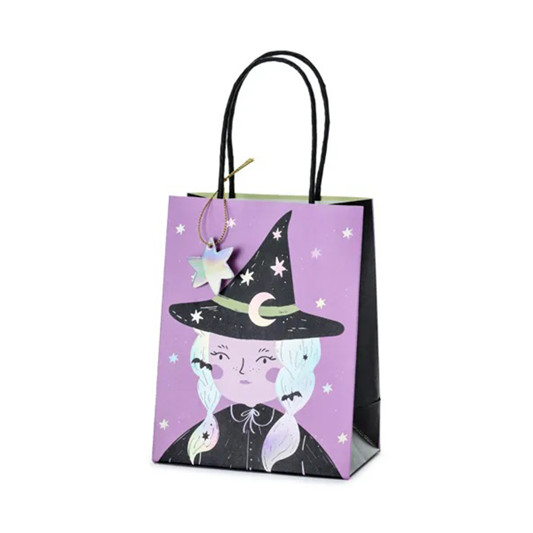 Gift bag Witch, mix, 8x14x18 cm