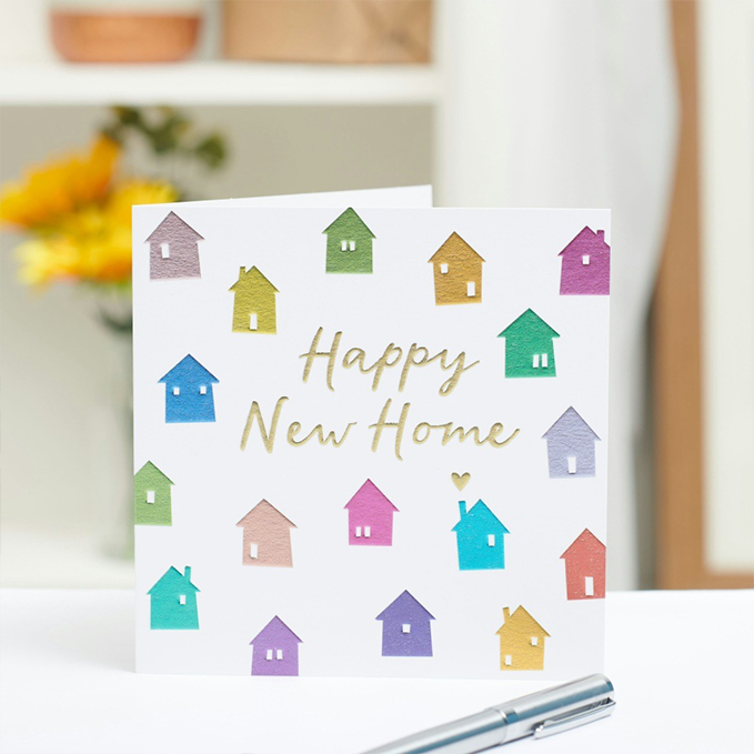 Happy New Home - UK greeting Card