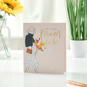 For A Special Mum to be - Uk Square greeting Card